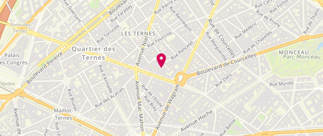 Plan de Liberté Ternes, 4 Rue Poncelet, 75017 Paris