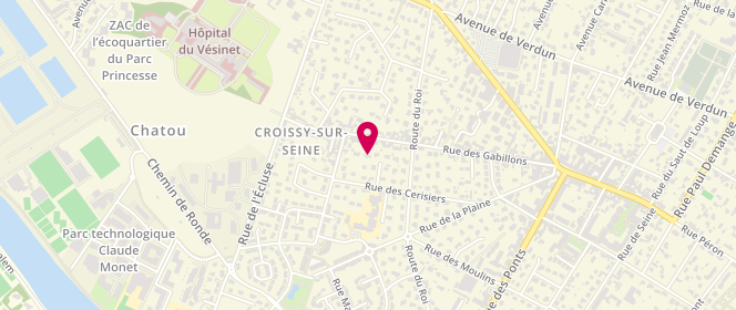 Plan de La Gerbe d'Or, 32 Boulevard Fernand Hostachy, 78290 Croissy-sur-Seine