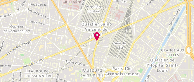 Plan de Malabar, 157 Rue du Faubourg Saint-Denis, 75010 Paris