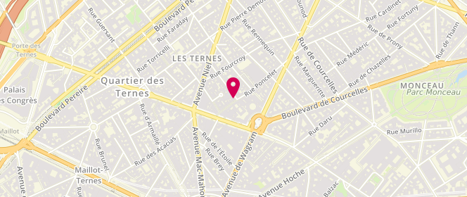 Plan de Boulangerie Pain, 15 Rue Poncelet, 75017 Paris