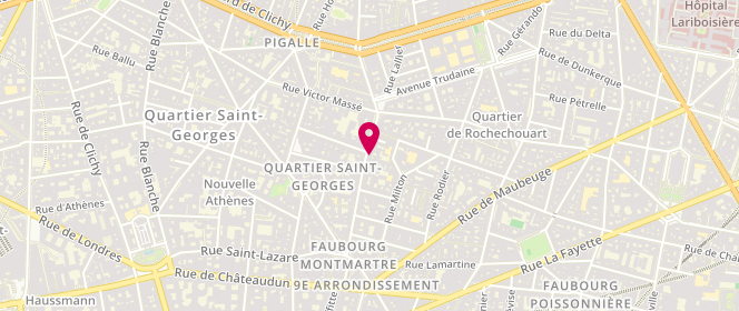 Plan de Popelini, 44 rue des Martyrs, 75009 Paris