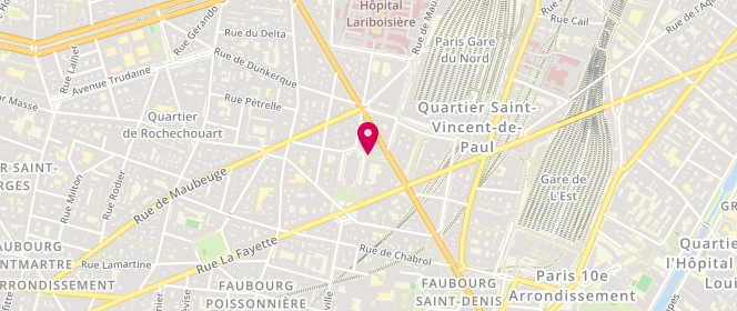 Plan de Bärä Timothy - la Pointe du Groin, 6 Rue de Belzunce, 75010 Paris