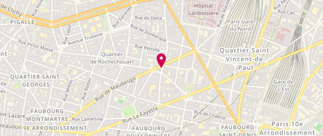 Plan de Ammy, 84 Rue de Maubeuge, 75009 Paris