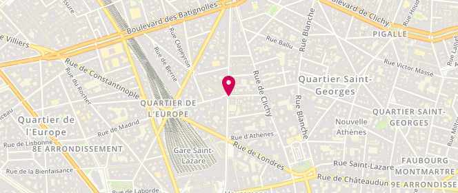 Plan de Maison R & S, 58 Rue d'Amsterdam, 75009 Paris