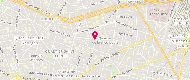 Plan de Mamiche, 45 Rue Condorcet, 75009 Paris