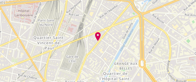 Plan de Boulangerie Grandpré, 207 Rue Faubourg Saint Martin, 75010 Paris