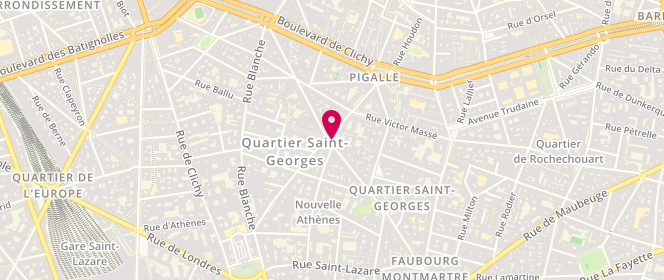 Plan de Cyprien, 64 Rue Notre-Dame de Lorette, 75009 Paris