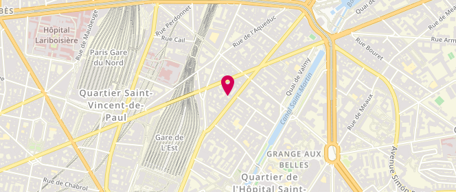 Plan de M.Jacques, 207 Rue du Faubourg Saint-Martin, 75010 Paris