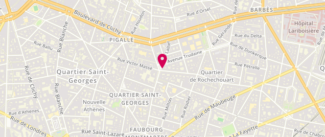 Plan de Boulangerie le pain guina, 60 rue des Martyrs, 75009 Paris