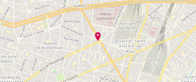 Plan de O'grain, Rue de Maubeuge
127 Boulevard de Magenta et 83, 75010 Paris