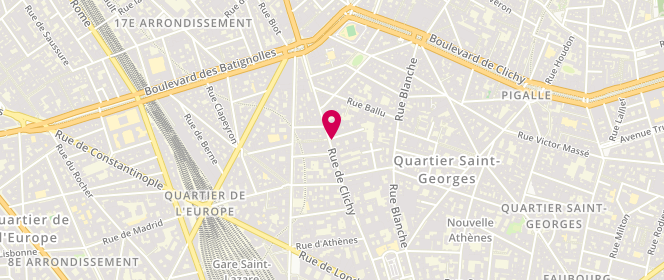 Plan de Maison Landemaine, 56 Rue de Clichy, 75009 Paris