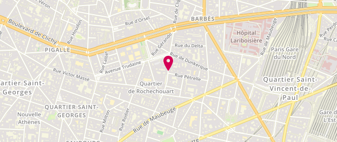 Plan de Tranché, 62 Rue Marguerite de Rochechouart, 75009 Paris