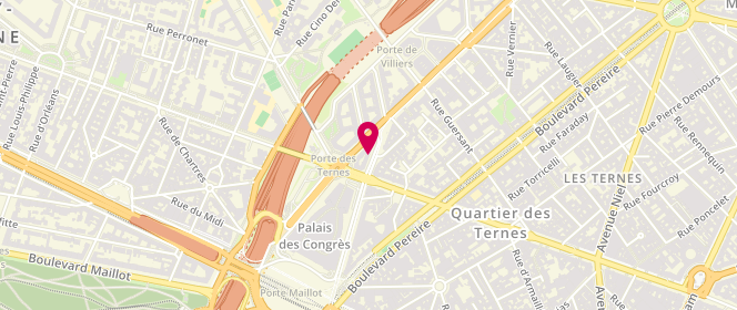 Plan de Boulangerie pâtisserie l'Atelier des pains, 48 Boulevard Gouvion-Saint-Cyr, 75017 Paris