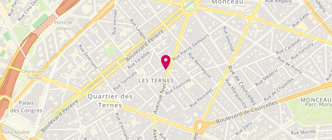 Plan de Meunier Niel, 29 Avenue Niel, 75017 Paris