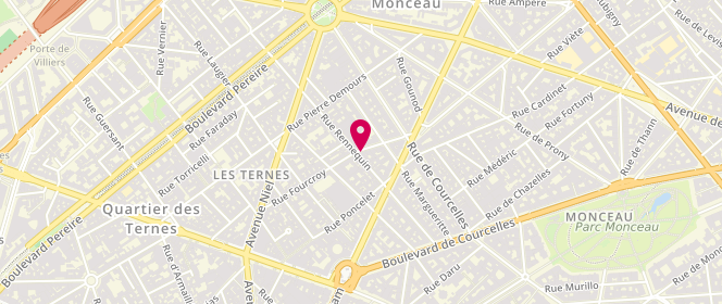 Plan de PEROTTI Franck, 11 Rue Gustave Flaubert, 75017 Paris