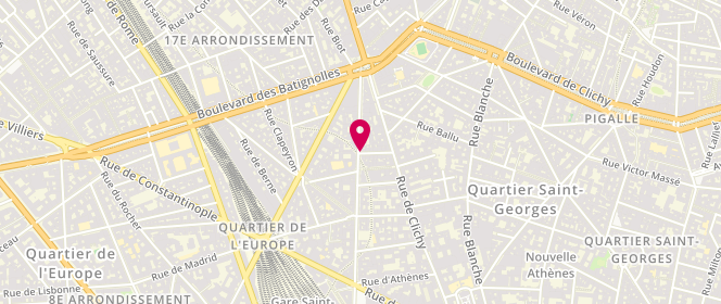 Plan de Gabin Dans le Petrin - Boulangerie, 80 Rue d'Amsterdam, 75009 Paris