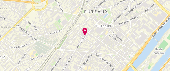 Plan de Le Fournil de Puteaux, 45 Rue Paul Bert, 92800 Puteaux