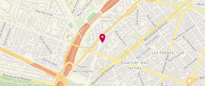 Plan de La Griotte, 55 Boulevard Gouvion Saint-Cyr, 75017 Paris
