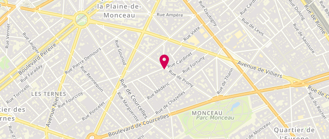 Plan de Boulangerie du Parc Monceau, 51 Rue de Prony, 75017 Paris