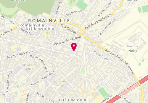Plan de La tradition de Romainville, 34 Rue de la République, 93230 Romainville