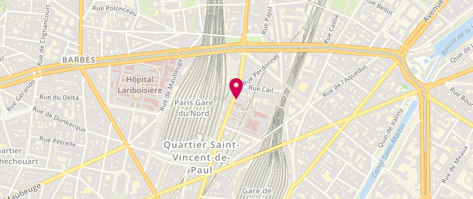 Plan de Hot Breads, 208 Rue du Faubourg Saint-Denis, 75010 Paris