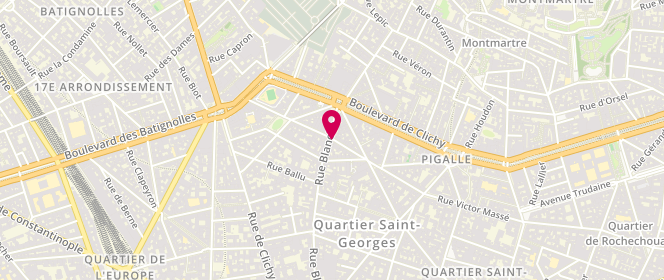 Plan de Aux Délices du Moulin, 35 Rue de Douai, 75009 Paris