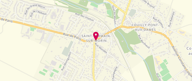 Plan de SAS Delphine et Jose, 31 Rue Paris, 77860 Saint-Germain-sur-Morin