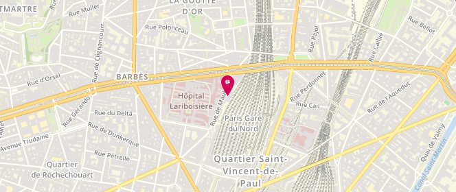 Plan de Bread And Co Gare du Nord, 112 Rue de Maubeuge, 75010 Paris