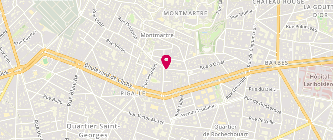 Plan de Maison Mauvieux, 59 Rue d'Orsel, 75018 Paris