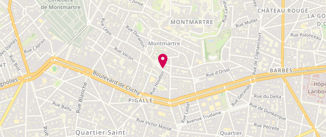 Plan de Chez Isaac, 6 Rue des Abbesses, 75018 Paris