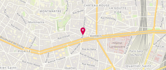Plan de M. Karchaoui Bouhalgoum Sadok-Ben-Saad, 4 Rue de Clignancourt, 75018 Paris