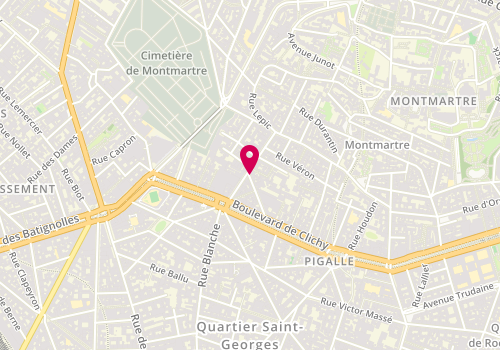 Plan de Long Comme Un Jour Sans Pain, 12 Rue Coustou, 75018 Paris