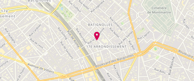 Plan de Aux Pains d'Emile, 31 Rue des Batignolles, 75017 Paris