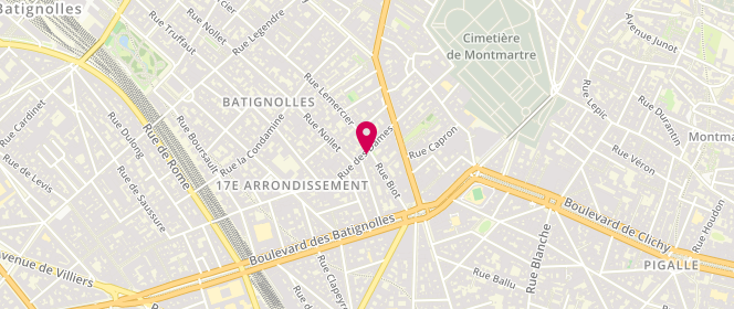 Plan de Les Trois B, 27 Rue Biot, 75017 Paris