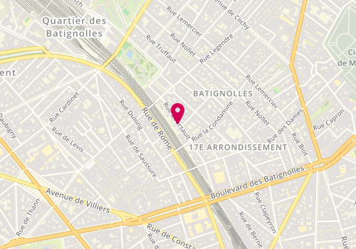 Plan de Pastelaria Belem, 47 Rue Boursault, 75017 Paris