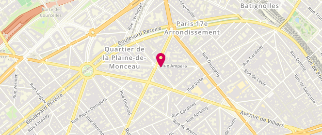 Plan de Aux Délices de l'Etoile XVII Eme, 130 Avenue de Wagram, 75017 Paris