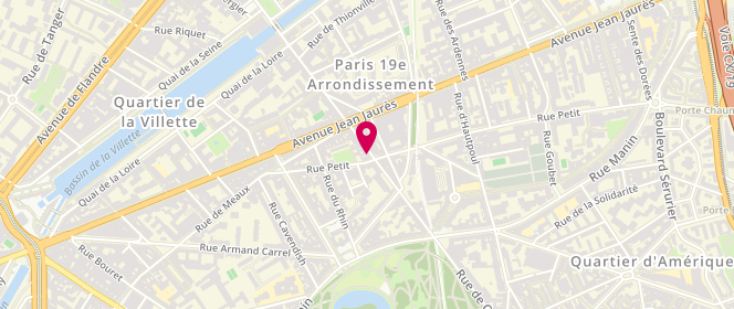 Plan de La Charmeuse, 107 Rue Crimée, 75019 Paris