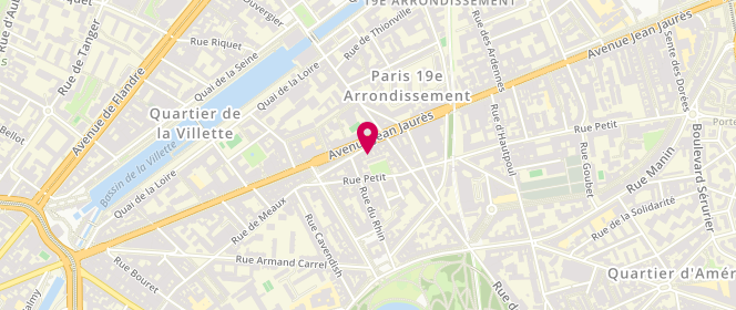 Plan de La Maison des Délices, 112 Rue de Meaux, 75019 Paris