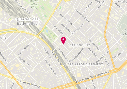 Plan de Le Pain des Batignolles, 64 Rue des Batignolles, 75017 Paris
