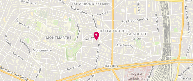 Plan de La Montmartoise, 43 Rue de Clignancourt, 75018 Paris