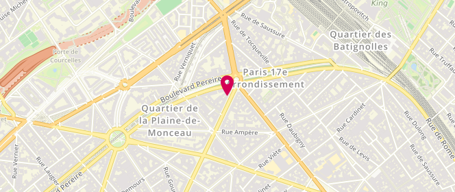 Plan de Maison Julien Les Saveurs de Wagram, 169 avenue de Wagram, 75017 Paris