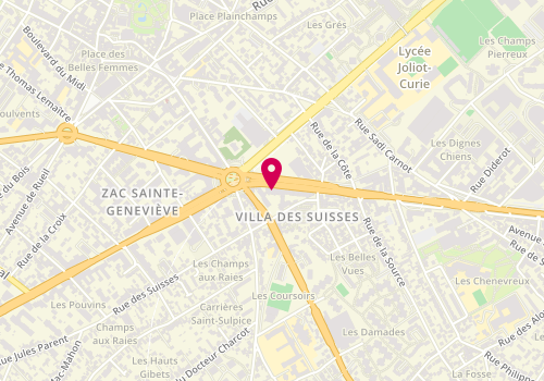 Plan de Boulangerie de la Boule, 12 avenue Georges Clemenceau, 92000 Nanterre