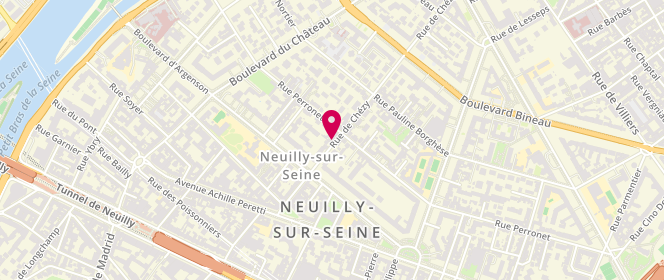 Plan de Baillon, 29 Rue de Chezy, 92200 Neuilly-sur-Seine