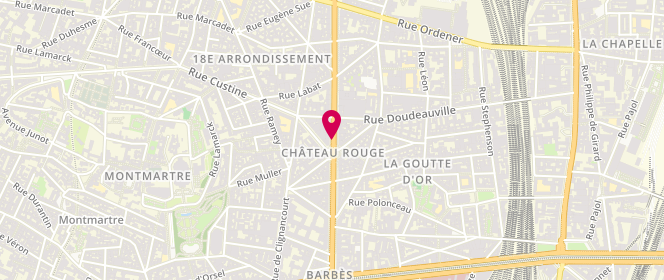 Plan de Le Fournil de Paris, Barbès 48 Boulevard Barbès, 75018 Paris