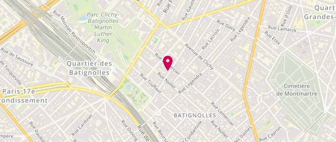 Plan de La Romainville, 23 Rue des Moines, 75017 Paris