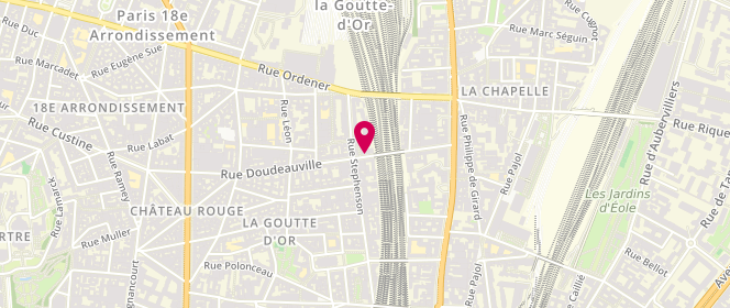 Plan de AZLOUK Ali, 24 Rue Doudeauville, 75018 Paris
