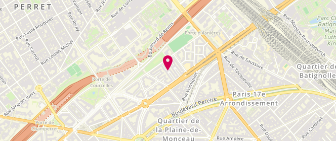 Plan de La Griottine, 130 Boulevard Berthier, 75017 Paris