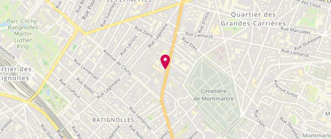 Plan de Maison Farimon, 25 avenue de Saint-Ouen, 75017 Paris