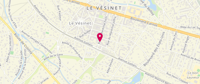 Plan de La Flûte du Vésinet, 6 Rue du Maréchal Foch, 78110 Le Vésinet
