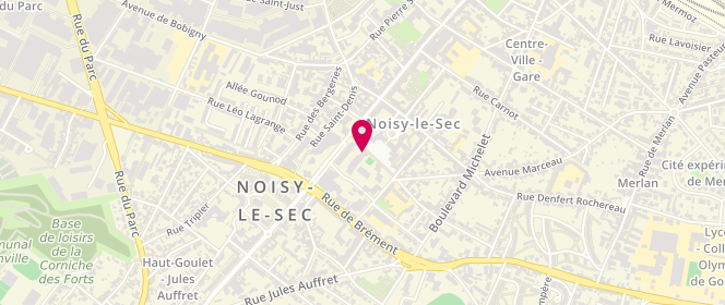 Plan de ARTIS de Noisy, 4 Rue Adrien Damoiselet, 93130 Noisy-le-Sec